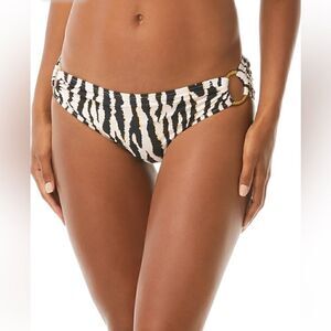 NWT Carmen Marc Valvo Womens Swimwear Bikini Bottoms Size Small